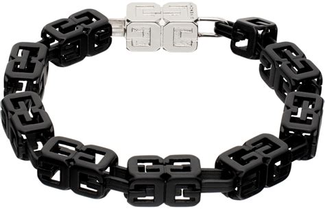 givenchy g cube bracelet|G Cube bracelet in leather and metal .